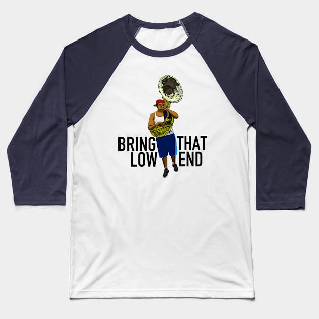 Bring That Low End Baseball T-Shirt by SPINADELIC